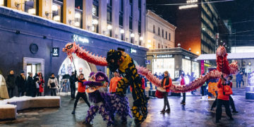 Kinesiska nyåret i Helsingfors firas på Centralgatan och i olika kulturcentrum